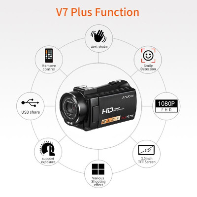 Andoer HDV-V7 PLUS 1080P Full HD 24MP Portable Digital Video Camera Camcorder Remote Control Infrared Night Vision Recorder 045
Andoer HDV-V7 PLUS 1080P Full HD 24MP Portable Digital Video Camera Camcorder Remote Control Infrared Night Vision Recorder 045