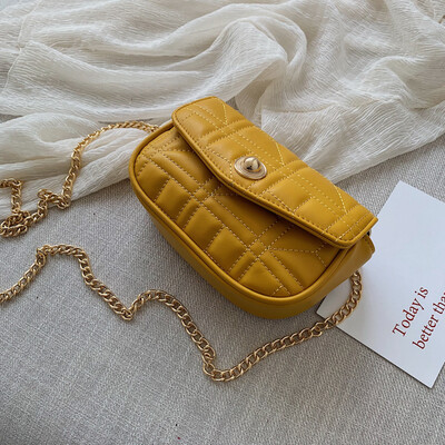 Spring texture rhombic chain bag female 2019 new Korean version of the wild single shoulder slung fashion solid color saddle bag
Spring texture rhombic chain bag female 2019 new Korean version of the wild single shoulder slung fashion solid color saddle bag