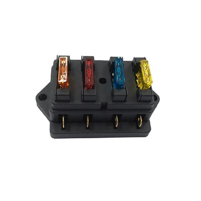 8 Way Fuse Box Holder Fuse Block with 8 Standard Fuses for Car Truck Boat Vehicle 12V24V32V