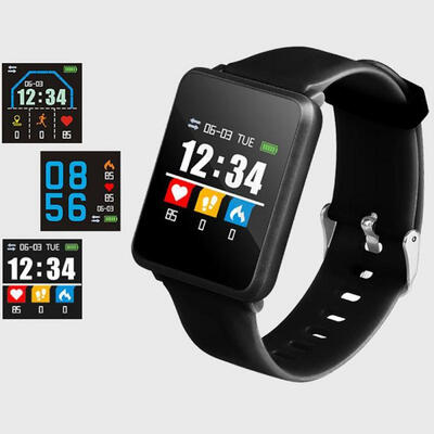 Fitness Tracker Watch Waterproof Smart Bracelet Activity Tracker With Square Color Screen Heart Rate Sleep Monitor
Fitness Tracker Watch Waterproof Smart Bracelet Activity Tracker With Square Color Screen Heart Rate Sleep Monitor