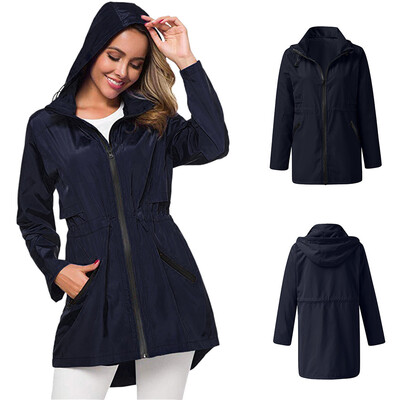 Toponeto Women Solid Rain Jacket Outdoor Plus Size Waterproof Hooded Windproof Loose Coat
Toponeto Women Solid Rain Jacket Outdoor Plus Size Waterproof Hooded Windproof Loose Coat