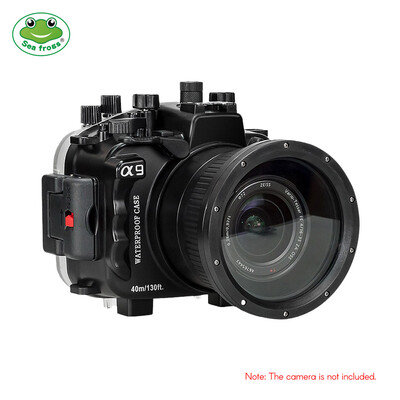 Sea frogs Waterproof Camera Diving Housing Underwater Case 40m130ft 360-degree Protection for Sony A9
Sea frogs Waterproof Camera Diving Housing Underwater Case 40m130ft 360-degree Protection for Sony A9