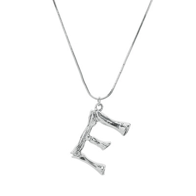 Silvery Initial Letters Necklace Women Color Chain 2018 Fashion Long Necklaces Big Pendant Statement Necklace Collier Femme
Silvery Initial Letters Necklace Women Color Chain 2018 Fashion Long Necklaces Big Pendant Statement Necklace Collier Femme