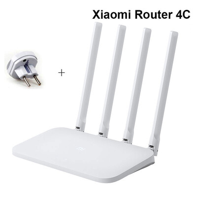 Original Xiaomi Mi WIFI Router 4C 64 RAM 80211 bgn 24G 300Mbps 4 Antennas Smart APP Control Band Wireless Routers Repeater
Original Xiaomi Mi WIFI Router 4C 64 RAM 80211 bgn 24G 300Mbps 4 Antennas Smart APP Control Band Wireless Routers Repeater