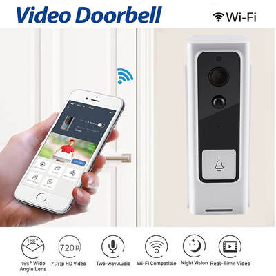 〖Follure〗Wireless WiFi DoorBell Smart Video Phone Visual Intercom Door Bell Secure Camera 
〖Follure〗Wireless WiFi DoorBell Smart Video Phone Visual Intercom Door Bell Secure Camera