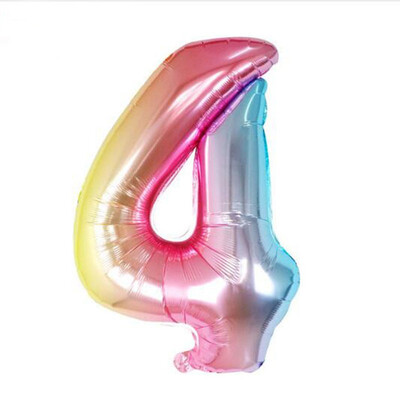 FUNNYBUNNY Creative 40 Inch Gradient Color Digital Aluminum Balloon Birthday Wedding Decoration Birthday Balloons
FUNNYBUNNY Creative 40 Inch Gradient Color Digital Aluminum Balloon Birthday Wedding Decoration Birthday Balloons