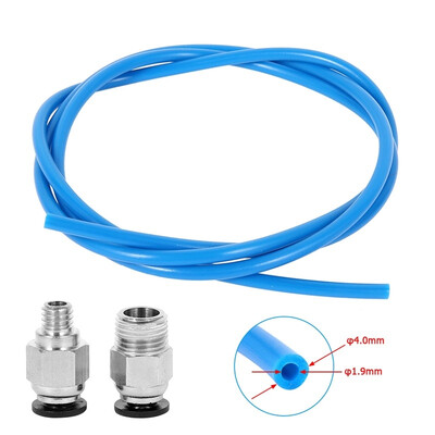 PTFE Teflon Bowden Tube with Improved PC4-M6 & PC4-M10 Fittings