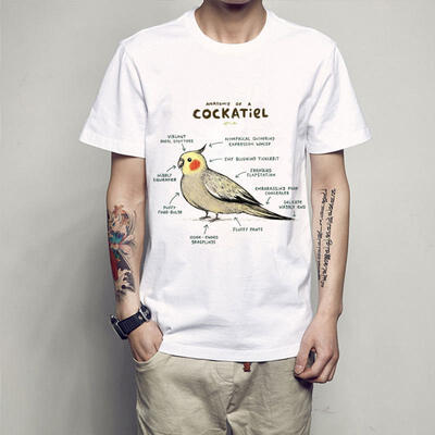 Creative Cockatiel Pattern Mens T-Shirt Casual Unisex Round Neck Short Sleeve T-Shirt Tee For Men Women
Creative Cockatiel Pattern Mens T-Shirt Casual Unisex Round Neck Short Sleeve T-Shirt Tee For Men Women