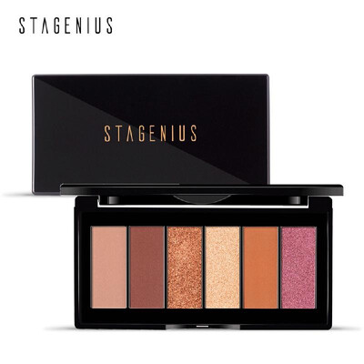 STAGENIUS Eye Shadow 6-Color Shimmer Glitter Matte Eyeshadow Palette Long-lasting With Mirror
STAGENIUS Eye Shadow 6-Color Shimmer Glitter Matte Eyeshadow Palette Long-lasting With Mirror