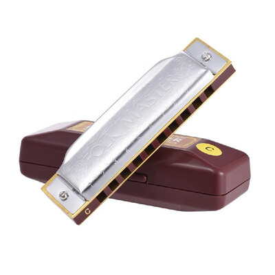 Suzuki 1072-C Folkmaster Standard 10-Hole Diatonic Harmonica Key of C 20 Tone for Beginner Student
Suzuki 1072-C Folkmaster Standard 10-Hole Diatonic Harmonica Key of C 20 Tone for Beginner Student