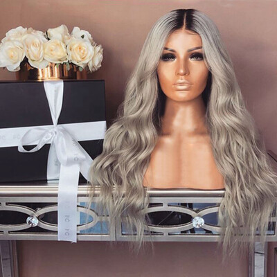 〖Follure〗Fashion Synthetic Black And Gray Mixed Color Long Curly Hair Wig Water Wave Hair
〖Follure〗Fashion Synthetic Black And Gray Mixed Color Long Curly Hair Wig Water Wave Hair