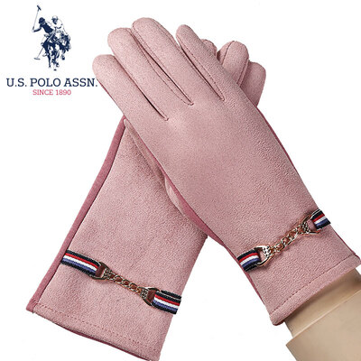 Us polo suede gloves ladies autumn&winter fashion plus velvet thick warm windproof cold riding bike slip resistant screen velvet gloves female gift box PSTMD-62005 leather powder
Us polo suede gloves ladies autumn&winter fashion plus velvet thick warm windproof cold riding bike slip resistant screen velvet gloves female gift box PSTMD-62005 leather powder