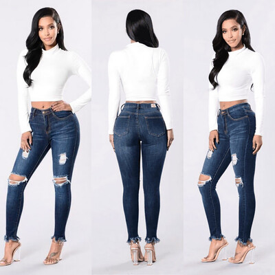 〖Follure〗Fashion Women Jeans Denim Hole Female Mid Waist Stretch Slim Sexy Pencil Pants
〖Follure〗Fashion Women Jeans Denim Hole Female Mid Waist Stretch Slim Sexy Pencil Pants