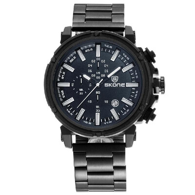 SKONE Men Watch Quartz Movement Chronograph Luminous Calendar Wrist Watch Steel Strap Waterproof Sport Watch for Men
SKONE Men Watch Quartz Movement Chronograph Luminous Calendar Wrist Watch Steel Strap Waterproof Sport Watch for Men
