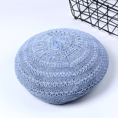 Korean version of the spring&autumn new bud Hat outdoor Joker fashion pumpkin Hat solid color hollow knit berets
Korean version of the spring&autumn new bud Hat outdoor Joker fashion pumpkin Hat solid color hollow knit berets