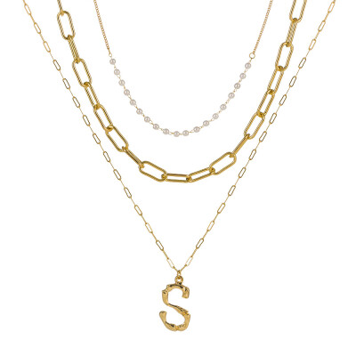 Tiny Pearl A-Z Fashion Personalized Letter Alphabet Pendant Necklace Gold Color Chain Initial Bib Charms For Women Jewelry
Tiny Pearl A-Z Fashion Personalized Letter Alphabet Pendant Necklace Gold Color Chain Initial Bib Charms For Women Jewelry