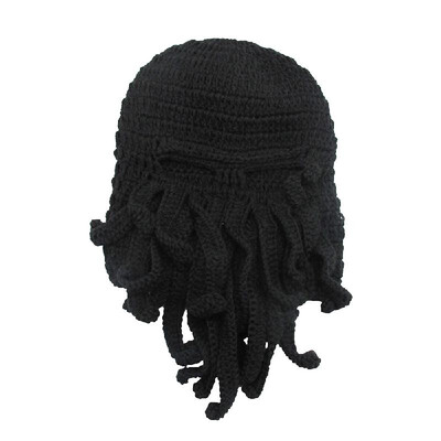 Funny Winter Warm Octopus Mustache Hat Cable Knitted Wool Cap Windproof Skull Ski Caps Cosplay Squid Mask
Funny Winter Warm Octopus Mustache Hat Cable Knitted Wool Cap Windproof Skull Ski Caps Cosplay Squid Mask