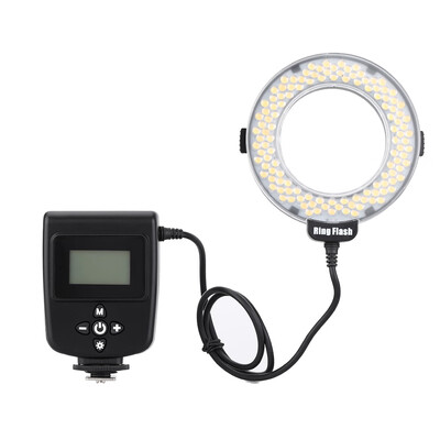 LED Macro Ring Flash Fill-in Light Lamp with 8 Adapter Rings49mm 52mm 55mm 58mm 62mm 67mm 72mm 77mm for Canon DSLR Cameras
LED Macro Ring Flash Fill-in Light Lamp with 8 Adapter Rings49mm 52mm 55mm 58mm 62mm 67mm 72mm 77mm for Canon DSLR Cameras