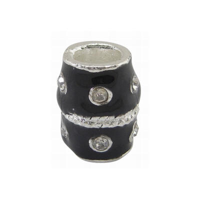 European Alloy Enamel Beads with Rhinestone Lead Free&Cadmium Free Barrel Silver Color Size about 12mm wide 15mm long
European Alloy Enamel Beads with Rhinestone Lead Free&Cadmium Free Barrel Silver Color Size about 12mm wide 15mm long