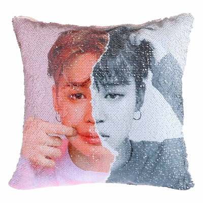 Kpop BTS Magical Reversible Sequin Pillowcase Bangtan Boys Glitter Mermaid Sequin Square Throw Pillow Covers
Kpop BTS Magical Reversible Sequin Pillowcase Bangtan Boys Glitter Mermaid Sequin Square Throw Pillow Covers