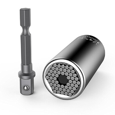 7mm-19mm Multi-functional Universal Socket Metric Wrench Power Drill Adapter Socket Set Professional Repair Tools
7mm-19mm Multi-functional Universal Socket Metric Wrench Power Drill Adapter Socket Set Professional Repair Tools
