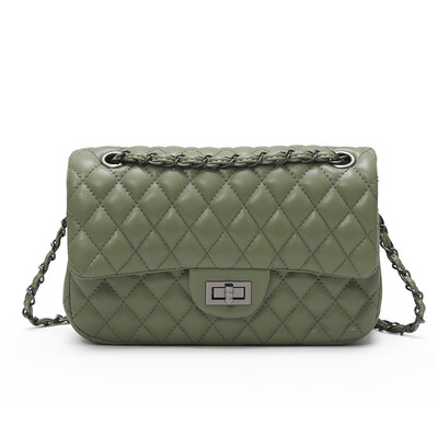 Chao Korean version of the wild Messenger bag chain shoulder simple fashion small square bag
Chao Korean version of the wild Messenger bag chain shoulder simple fashion small square bag