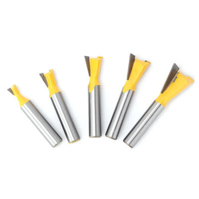 Greensen 5 Pcs Woodworking Dovetail Router Bit Dovetail End Milling Cutter Bit for Wood Process
Greensen 5 Pcs Woodworking Dovetail Router Bit Dovetail End Milling Cutter Bit for Wood Process