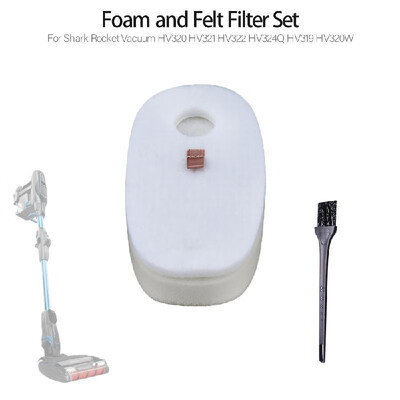 4 Pack Vacuum Foam&Felt Filter Set for Shark Rocket Vacuum HV320 HV321 HV322 HV324Q HV319 HV320W
4 Pack Vacuum Foam&Felt Filter Set for Shark Rocket Vacuum HV320 HV321 HV322 HV324Q HV319 HV320W