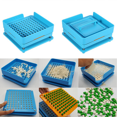 Greensen 2 Types 100 Holes Professional Capsule Powder Filler Plate Filling Manual Machine Tool
Greensen 2 Types 100 Holes Professional Capsule Powder Filler Plate Filling Manual Machine Tool