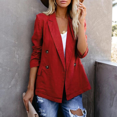 Tailored Womens Casual Ruched Long Sleeve Button Open Front Fit Office Jacket Blazers
Tailored Womens Casual Ruched Long Sleeve Button Open Front Fit Office Jacket Blazers