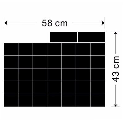 Monthly Plan Calendar Chalkboard Blackboard Wall Sticker Decal Removable 58X43cm
Monthly Plan Calendar Chalkboard Blackboard Wall Sticker Decal Removable 58X43cm