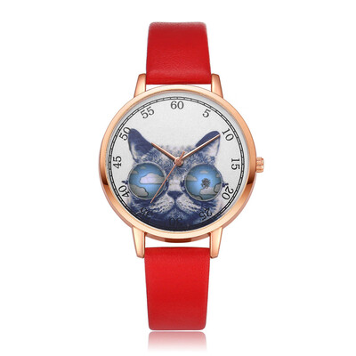 Fashion Women Watches Cute Cat Dial Ladies Quartz Wristwatch Movement Casual Leather Strap Clock Dress Gift Zegarki Damskie
Fashion Women Watches Cute Cat Dial Ladies Quartz Wristwatch Movement Casual Leather Strap Clock Dress Gift Zegarki Damskie