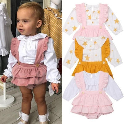 Newborn Kids Baby Girls Ruffle Tops T-Shirt Bib Dress Pants Outfits Clothes Sunsuit 0-3 Years
Newborn Kids Baby Girls Ruffle Tops T-Shirt Bib Dress Pants Outfits Clothes Sunsuit 0-3 Years