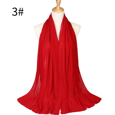 Pearl Chiffon Pleated Muslim Womens Headscarf Wholesale 2018 Huis Costumes Wrinkled Hot Headscarf MSL022
Pearl Chiffon Pleated Muslim Womens Headscarf Wholesale 2018 Huis Costumes Wrinkled Hot Headscarf MSL022