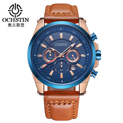 Augustus OCHSTIN multi-function three-eye calendar multi-function leather mens watch mens watch
Augustus OCHSTIN multi-function three-eye calendar multi-function leather mens watch mens watch
