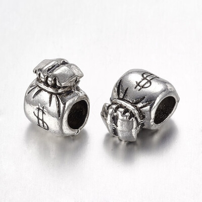 Alloy European Beads Rondelle Large Hole Beads Moneybag Antique Silver 11x9x7mm Hole 45mm
Alloy European Beads Rondelle Large Hole Beads Moneybag Antique Silver 11x9x7mm Hole 45mm