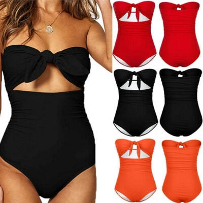 Women One Piece Bikini Padded Push Up Bra Swimsuit Sling Monokini Summer Sexy Swimwear
Women One Piece Bikini Padded Push Up Bra Swimsuit Sling Monokini Summer Sexy Swimwear