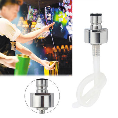 Greensen Stainless Steel Carbonation Cap with Silicon Tube for PET Bottles Homebrew Beer Soda Water
Greensen Stainless Steel Carbonation Cap with Silicon Tube for PET Bottles Homebrew Beer Soda Water