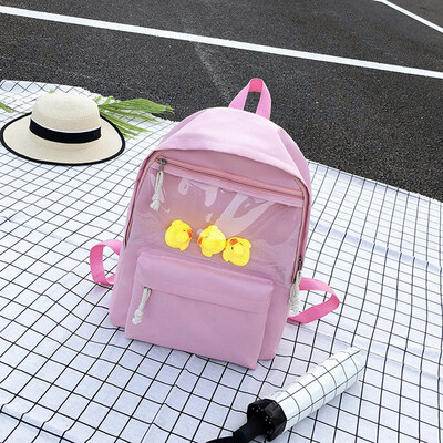 Tailored Fashion Lady Solid Color Transparent Zipper Versatile Shoulder Bag Student Bag
Tailored Fashion Lady Solid Color Transparent Zipper Versatile Shoulder Bag Student Bag