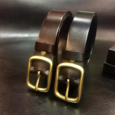Pure copper buckle pants belt trend business leather pants with mens retro pin buckle leather belt men
Pure copper buckle pants belt trend business leather pants with mens retro pin buckle leather belt men