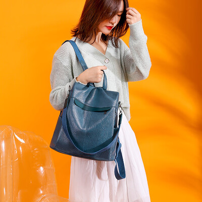 Tailored Womens Fashion Backpack Waterproof Bag Anti-Theft Shoulder Bag Leisure