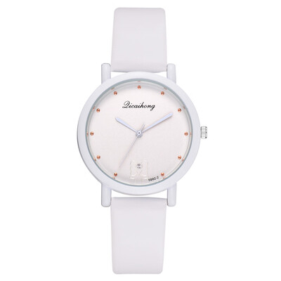Simple&fashionable solid color casual quartz watch high quality PU leather wrist watch
Simple&fashionable solid color casual quartz watch high quality PU leather wrist watch