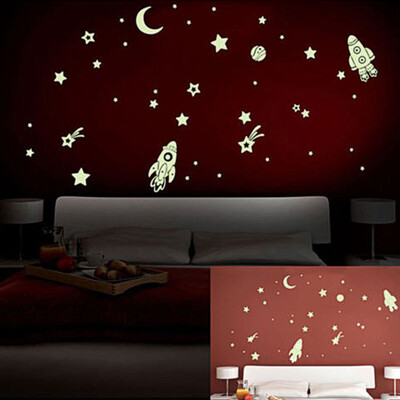 〖Follure〗DIY Luminous PVC Wall Sticker Glow In The Dark Space Stars Planet Rocket Kids
〖Follure〗DIY Luminous PVC Wall Sticker Glow In The Dark Space Stars Planet Rocket Kids