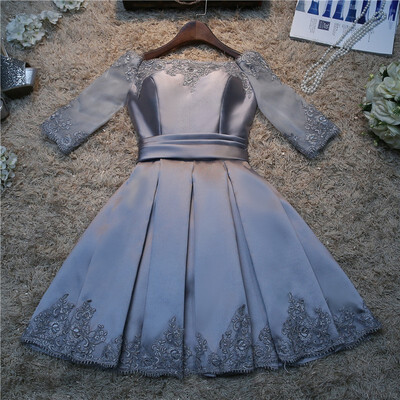 Fashion Satin Champagne Short Evening Dress Boat Neck Lace Up Party Prom Dress Off The Shoulder Bridesmaid dress
Fashion Satin Champagne Short Evening Dress Boat Neck Lace Up Party Prom Dress Off The Shoulder Bridesmaid dress