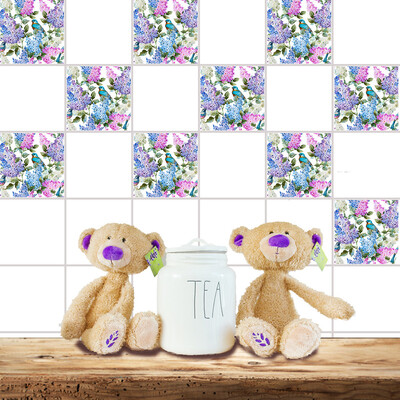 〖Follure〗10Pcs Flowers And Birds Square Self Adhesive Tile Stickers Decal Home Decor
〖Follure〗10Pcs Flowers And Birds Square Self Adhesive Tile Stickers Decal Home Decor