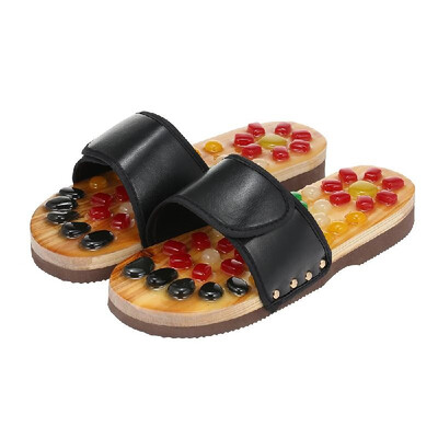 Acupoint Massage Slippers Sandal Natural Pebble Jade Foot Massager Acupuncture Point Massage Shoes
Acupoint Massage Slippers Sandal Natural Pebble Jade Foot Massager Acupuncture Point Massage Shoes