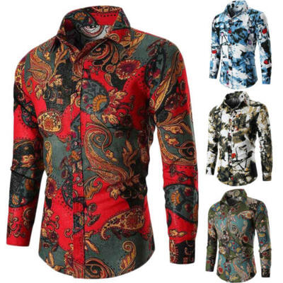 Luxury Stylish Mens Slim Fit Casual Shirts Long Sleeve Flora Dress Shirts Tops
Luxury Stylish Mens Slim Fit Casual Shirts Long Sleeve Flora Dress Shirts Tops