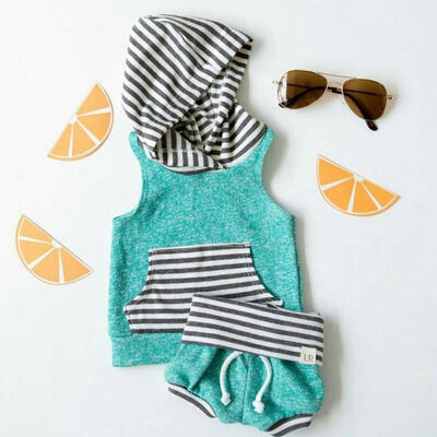 Tops Baby Girl Boy HoodieShort Pant Outfits Sleeveless Cotton Costume 2PCS Set 0-4 Years
Tops Baby Girl Boy HoodieShort Pant Outfits Sleeveless Cotton Costume 2PCS Set 0-4 Years