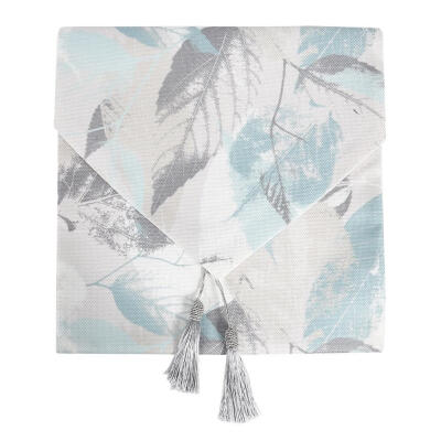 Tropical Rainforest Leaves Print Table Runner Simple Tablecloth Table Cover