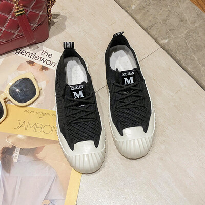 Chic shoes women 2019 spring knitted breathable thick soled shoes Korean fashion Joker soft-soled leisure sports shoes
Chic shoes women 2019 spring knitted breathable thick soled shoes Korean fashion Joker soft-soled leisure sports shoes